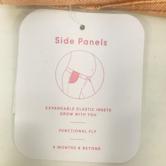 Isabel Maternity Ingrid & Isabel Women's Size 2 Side Panel Brown Carpenter Short - Picture 3 of 16